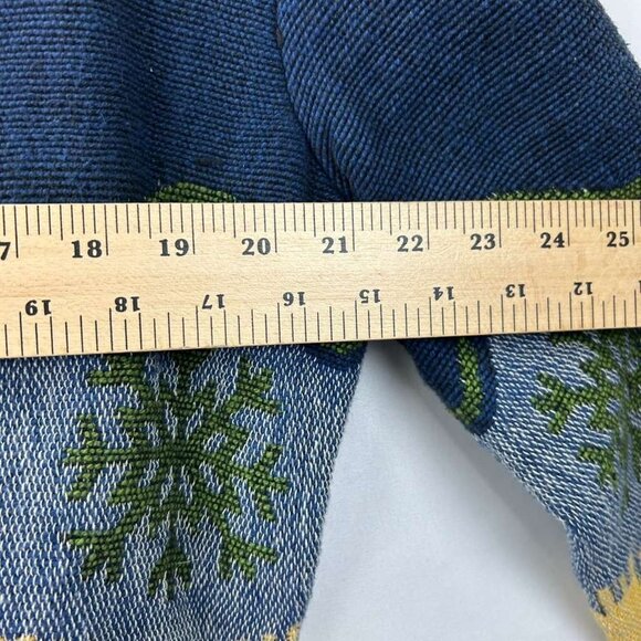 Flashback Women's M Snowflake Cardigan Sweater Shawl Collar Southwestern - Picture 5 of 12